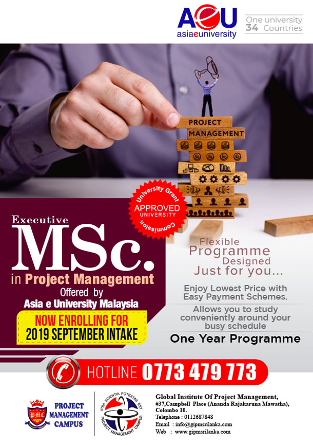 MSc in Project Management Programmes Global Institute of Project