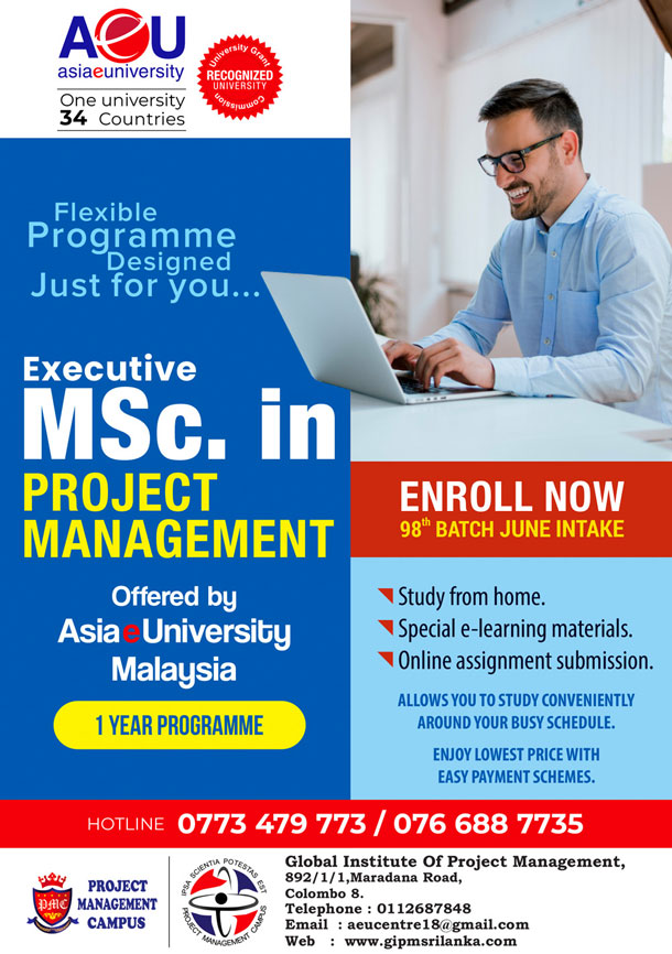 MSc in Project Management Programmes Global Institute of Project